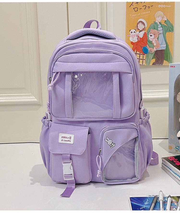 Школьный рюкзак новый повседневный инс ветер ученики старших классов средней школы высокая ценность школьный рюкзак сумка для боли японский большая вместимость милый сладкий рюкзак