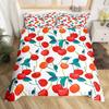 Red Pitaya Duvet Cover King Queen Dragon Fruit Painting Bedding Set Tropical Fruits Comforter Cover Modern Art Soft Quilt Cover