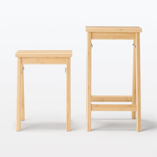 MUJI Складной табурет маленький Ширина 34 x Глубина 31 x Высота 45 см Материал бамбук 83497897