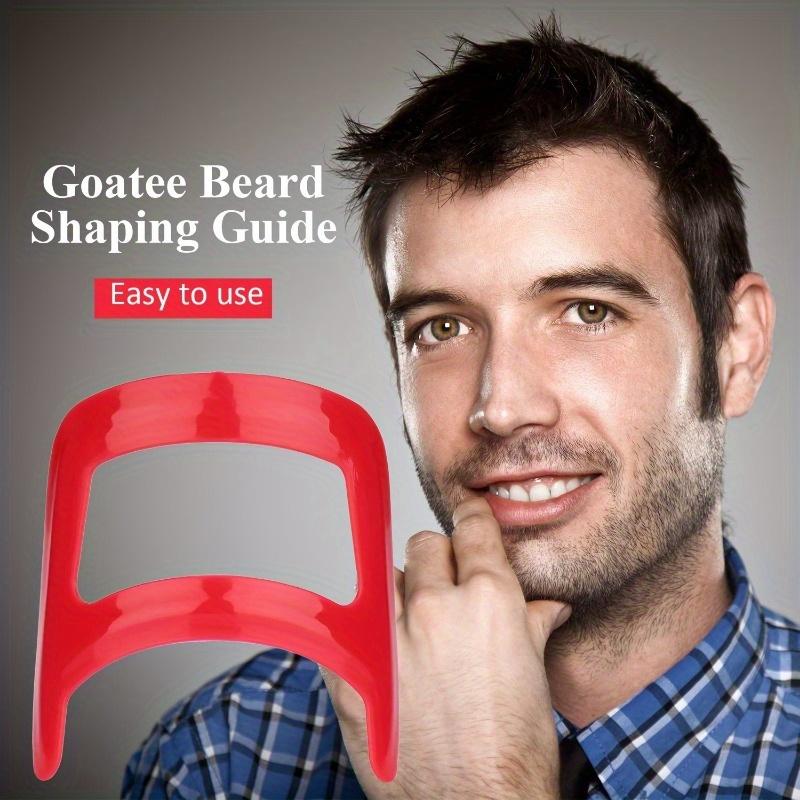 4 шт. мужские расчески для бороды, триммеры для волос, пластиковые мужские расчески для укладки бороды, косметический инструмент для волос, шаблоны для стрижки бороды, линейка