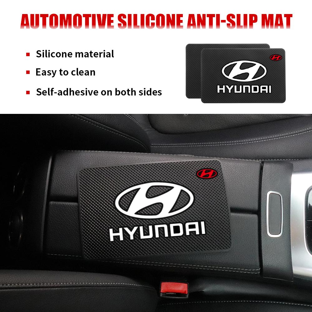 Car Dashboard Silicone Non Slip Mat Phone Holder Anti-skid Pads For Hyundai Tucson i40 i30 i10 i20 Veloster Azera Elantra Accent lh3