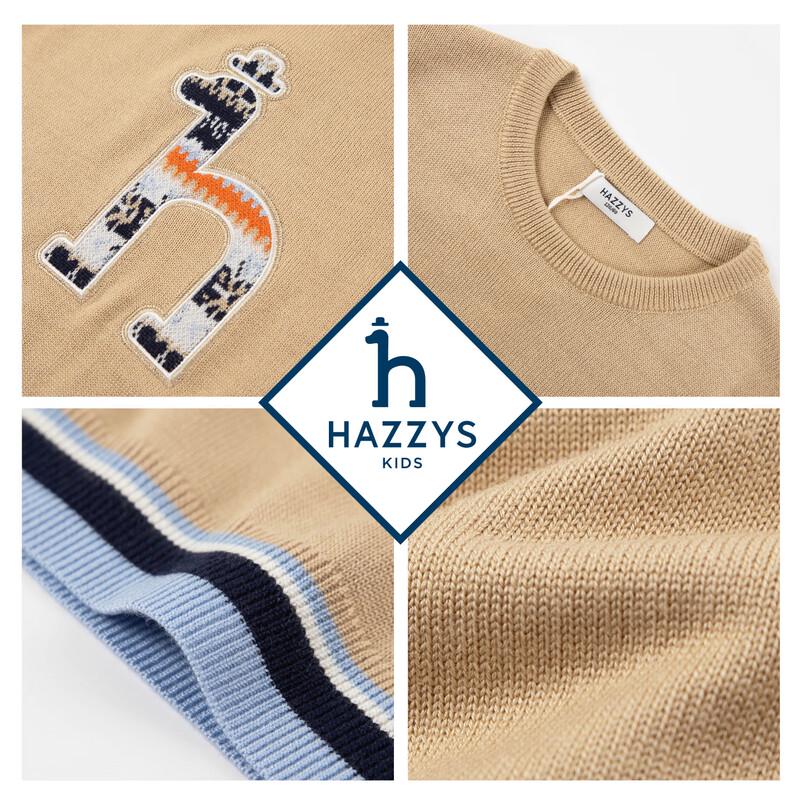 Шерстяной свитшот для мальчика HAZZYS