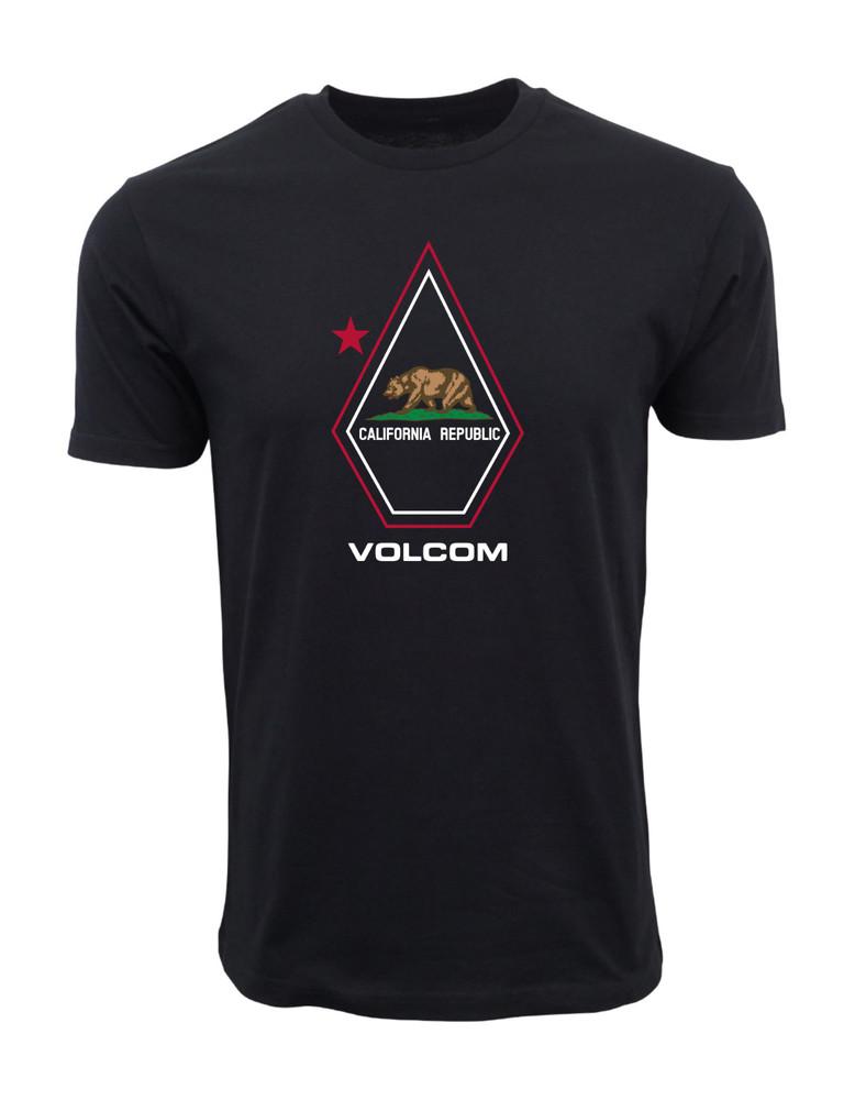 VOLCOM MENS PREMIUM CALIFORNIA BEAR T SHIRT Unisex T-Shirt