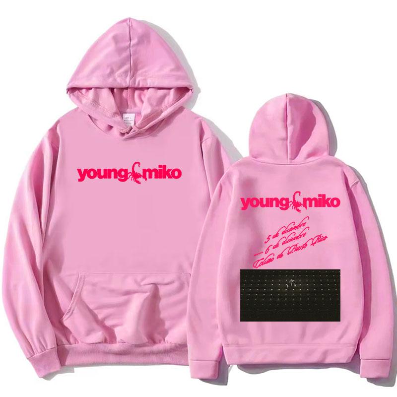 Толстовки Young Miko Tour 2026 DO NOT DISTURB Альбом Графические Свитшоты Флис Зимние Флисовые Толстовки с Капюшоном Пуловеры Уличная Одежда Женские