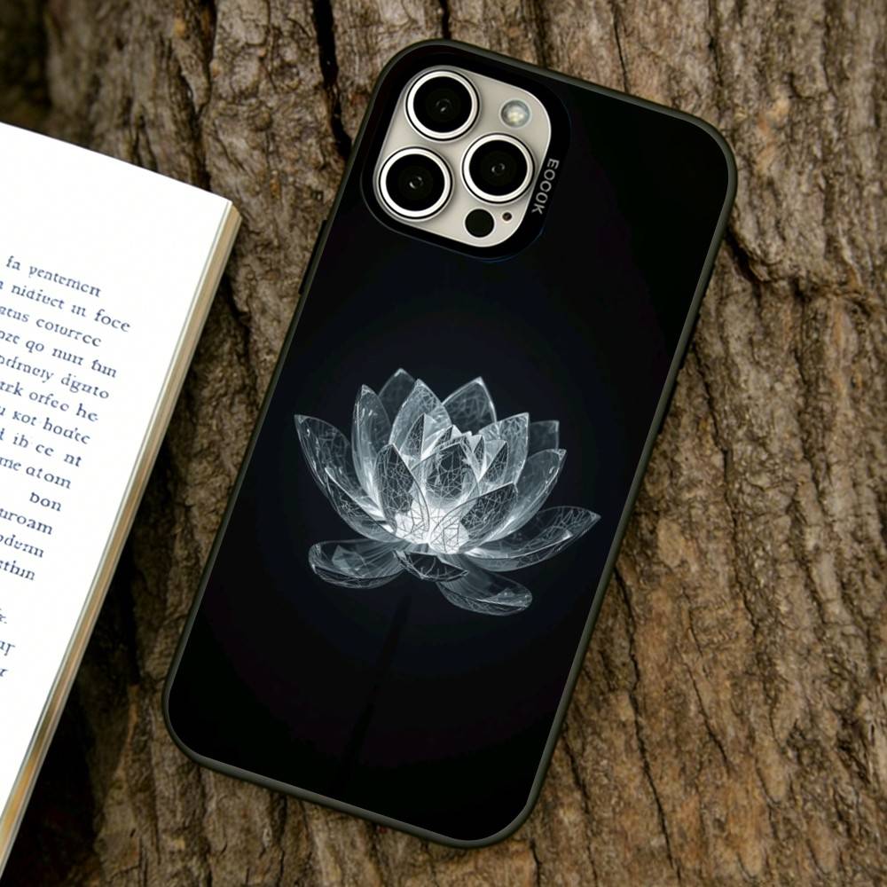 Чехол для телефона с темными цветами для iPhone 17, 16, 15, 14, 13, 12, 11 Plus, Pro Max, XS, Цветной Посеребренный Внутренний Чехол