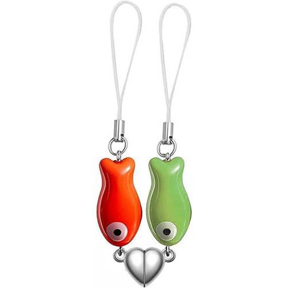 Hanging Ornament Magnetic Matching Keychain Bag Charm Couples Keychain  Best Friend