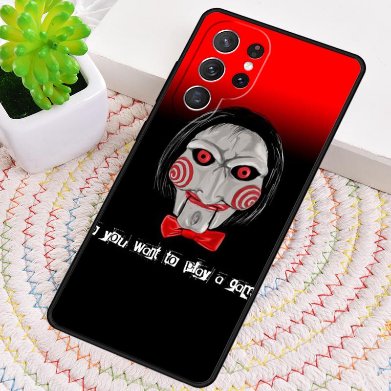 Чехол из ТПУ для телефона с рисунком куклы-пилы для Samsung Galaxy note 10 pro S26 S25 S24 S23 S22 Ultra Plus S21 FE S20 Ударопрочный чехол