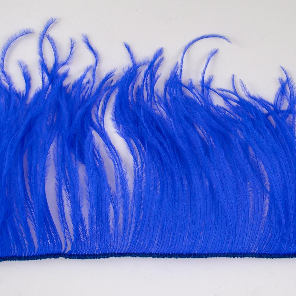 1 Метр Черная Отделка из Страусиных Перьев Высокое Качество Индивидуальная Бахрома из Перьев для Свадебного Платья для Вечеринки Одежда Шитье