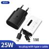 25W Super Fast Charger Usb Type C Cargador Chargeur Galaxy S24 S23 Plus S22 S21 A54 A71 A70 S20 FE M54 F14 Power Adapter