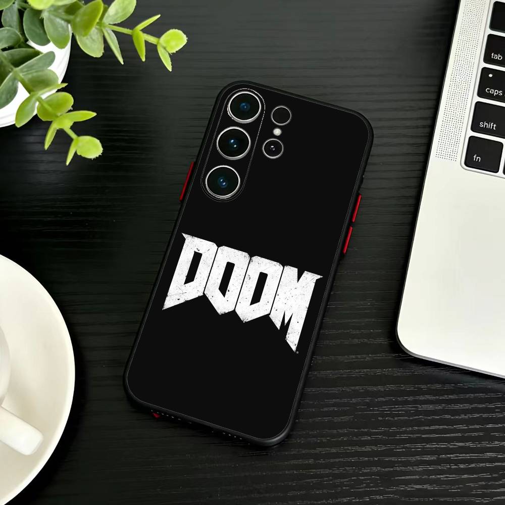 Чехол для телефона G-Game D-doom Для Samsung S26,S25,S24,S23,S22,S21,S20,Plus,Fe,Lite,Другие Черный Чехол