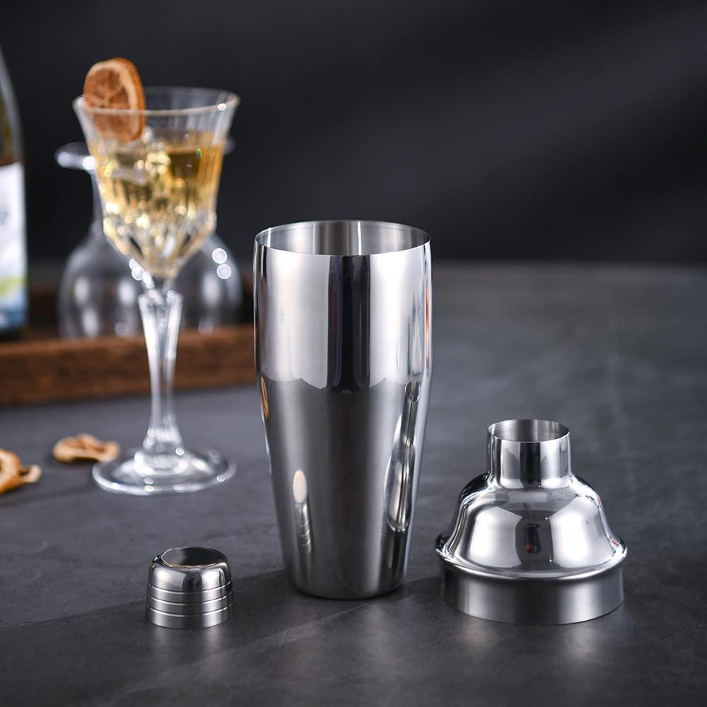 Stainless Steel Cocktail Shaker Bartending Tools Bartender Kit Boston Martini Sharker Drink Mixer 1Pcs