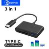Type C Card Reader SD TF Memory Card Reader USB C OTG Adapter High Speed Data Transmitter for Macbook Huawei Samsung Xiaomi