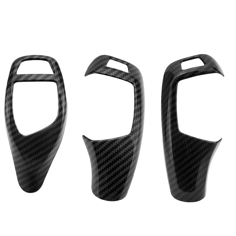 Автомобильная ручка переключения передач, накладка из углеродного волокна, стильная наклейка для BMW F20 F30 F31 F34 X5 F15 X6 F16 X3 F25 X4