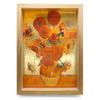 100-piece Jigsaw Puzzle - 14 Sunflowers (mini, Crystal, Picture Frame), Popular Korean Puzzle