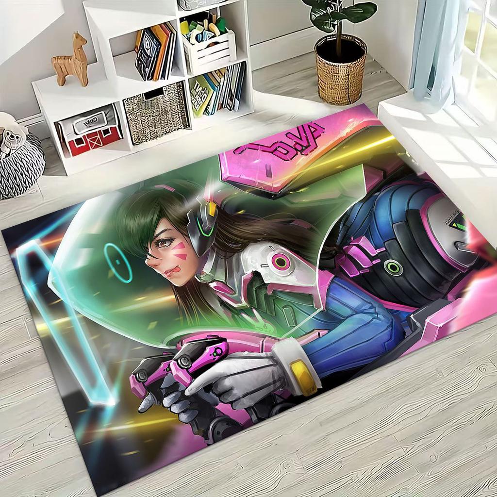 Игра OW Overwatch D.VA Мэй Жнец Мультяшный 3D Ковер для Спальни Гостиной Дивана Домашний Придверный Коврик Декор, Большой Детский Нескользящий Напольный Коврик