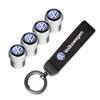 Car Tire Wheel Valve Caps Cover/Car Key Chain Ring Keychain For VW Golf Tiguan Jetta Passat T5 Polo Touran GTI Caddy Transporter zq2