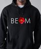 BEOM Худи Оверсайз с Логотипом Camellia [Черный]