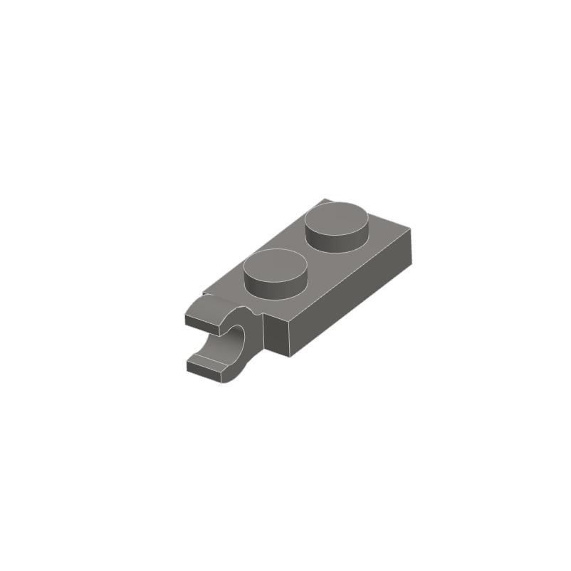10 ШТ 63868 42923 Пластина Специальная 1x2 с Ручками Тонкий Блок Moc Цветные Аксессуары Совместимо с Кирпичом Сделай Сам Детская Игрушка