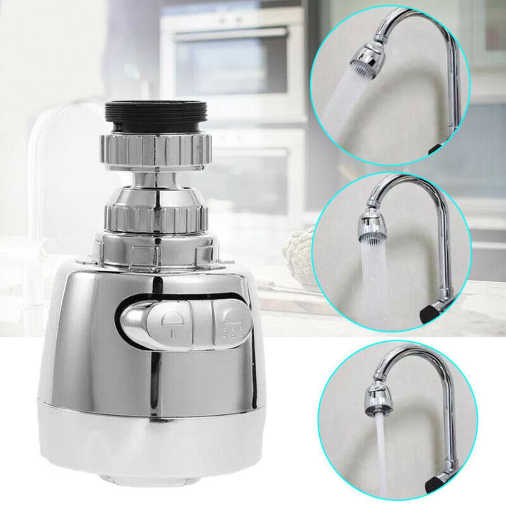 ABS Plastic Sink Filter Sprayer Swivel Tap Faucet Nozzle 360 Degree Aerator Kitchen Faucet Extender