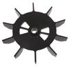 Black Plastic Heat Dissipation Engineering Fan Blade Air Compressor Fan Replacement Direct