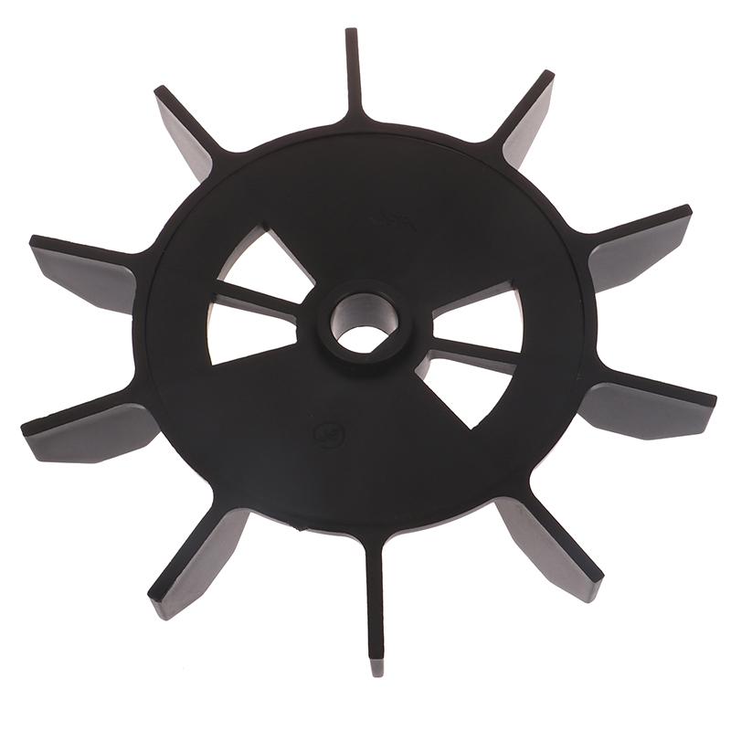 Black Plastic Heat Dissipation Engineering Fan Blade Air Compressor Fan Replacement Direct