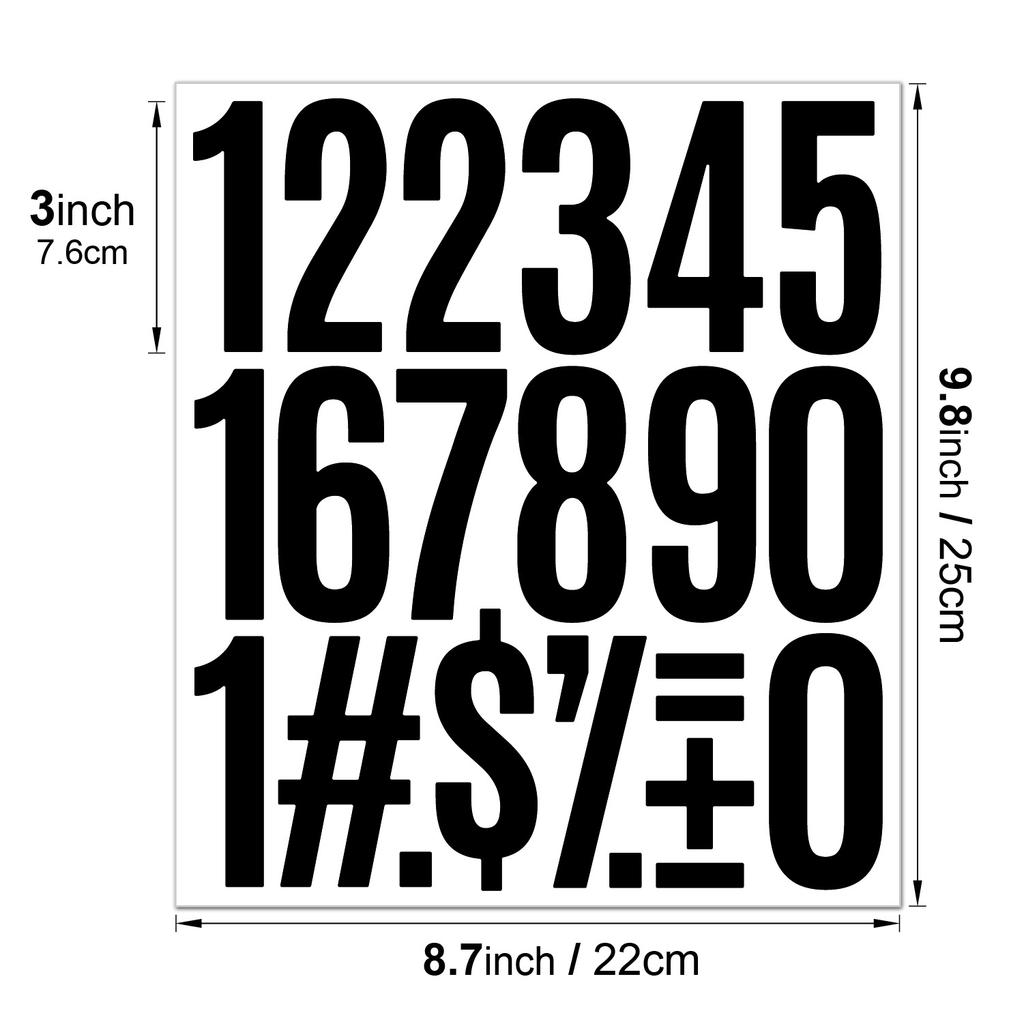 3-дюймовая наклейка с буквой сделай сам английская декоративная почтовый ящик автомобиль флаг для дергания водонепроницаемая креативная цифровая наклейка с буквой