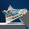 Новые зимние кожаные мужские туфли с лезвийной подошвой на платформе Guochao dad shoes мужские кроссовки 46 большого размера спортивная обувь