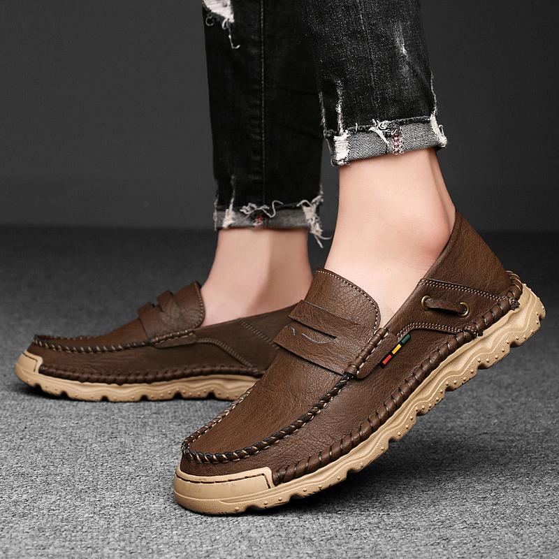 Модная кожаная обувь Повседневная деловая обувь для мужчин Платье Tenis De Hombre Мокасины Мокасины Tenis Caballero Дизайнерская