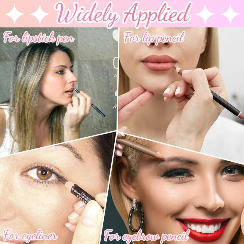 1 шт. точилка для подводки для глаз, точилка для подводки для глаз с двумя отверстиями, компактные точилки для карандашей для макияжа, для карандашей для подводки для глаз и губ