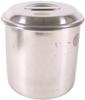 Oya Seisakusho Clover Kitchen Pot, Size (cm) 16, Rust-Resistant Stainless Steel with Hygienic Graduations, Inner Diameter X Depth (mm) 160 X 160,