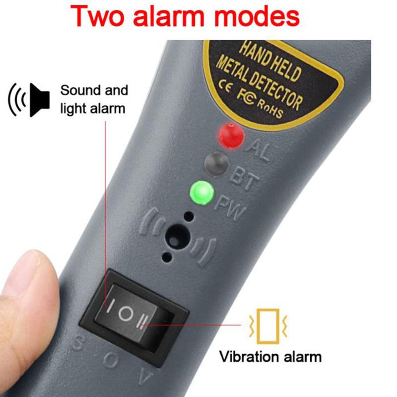 Высокочувствительный ручной металлоискатель, искатель золота, сканер безопасности