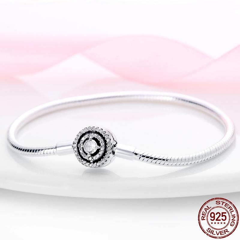 100% стерлингового серебра 925 пробы в форме сердца снежинки браслеты для женщин подходят оригинальные Пан шармы бусины изысканные DIY ювелирные изделия подарок на день рождения