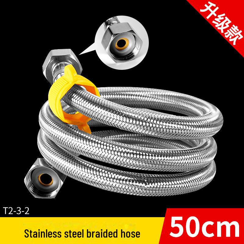 Шланг для подачи воды из стали с пластиковым покрытием для крана/обогревателя/туалета