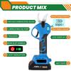 1280W Rechargeable Tree Branches Hedge Trimmer Portable Electric Pruning Garden Tool Cordless Brushless Electric Pruner Shear