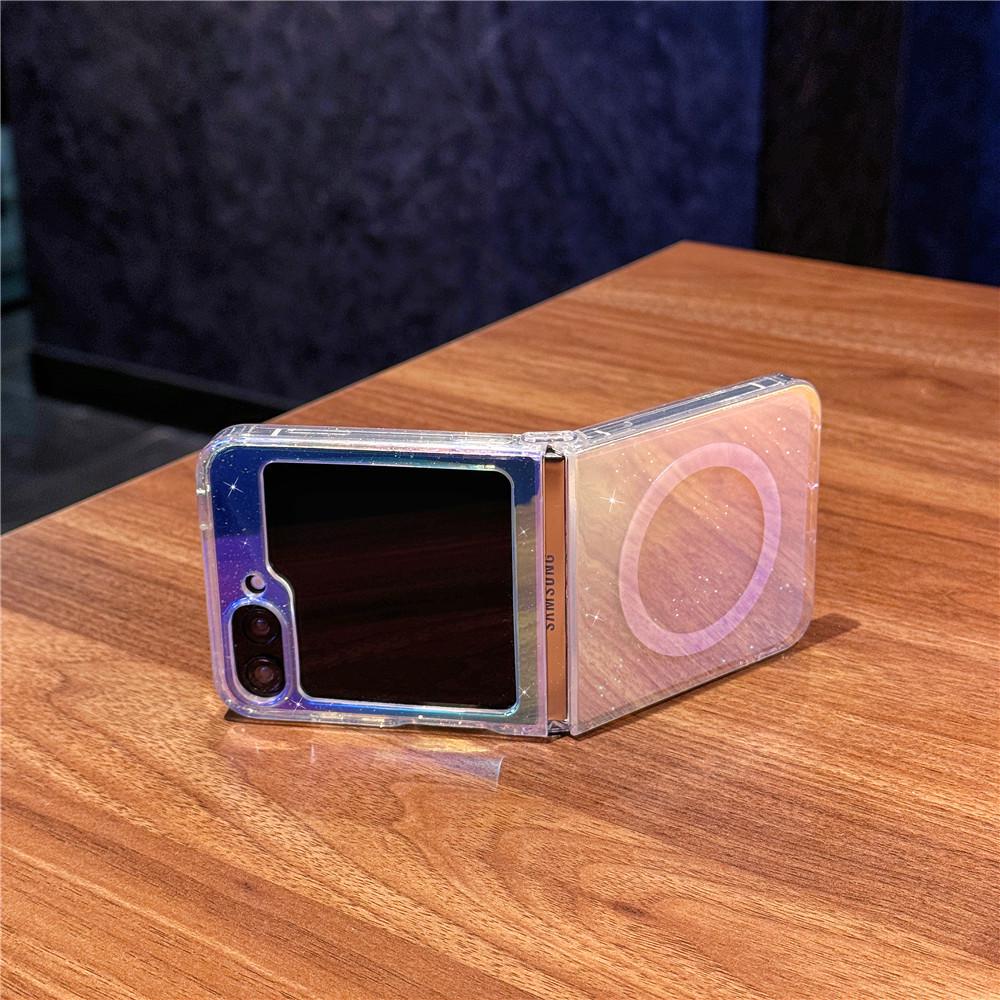 Магнитный чехол с цветным покрытием для Samsung Z Flip 5/6/7 - Чехол для складного экрана