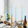 Spiral Taper Candles Cute Candle Stick Long Tapered Twisted Candles for Home Décor Weddings Holiday Women Gifts,4pcs