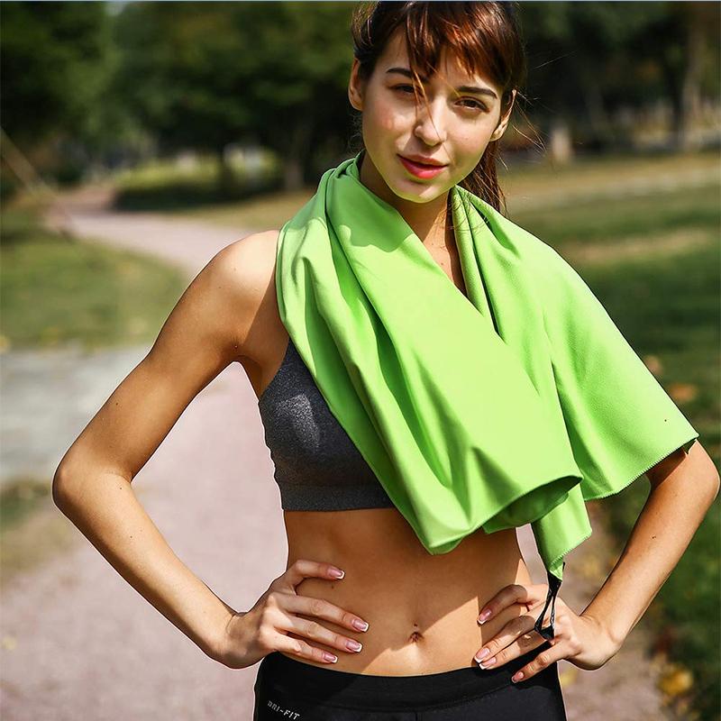 Толстое полотенце из микрофибры Спортивное Дорожное Быстросохнущее Супервпитывающее и Супермягкое Большое Полотенце для Волос Легкое Фитнес-полотенце