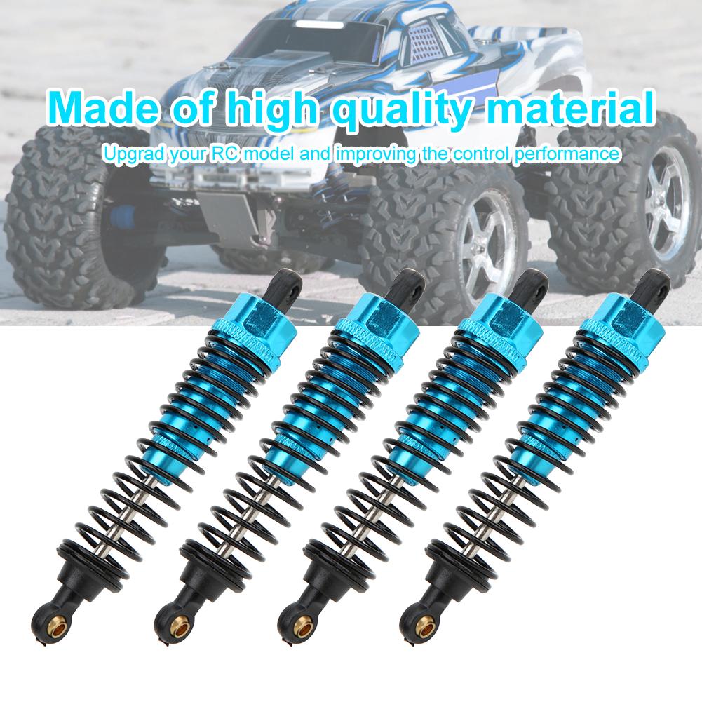 4PCS 110 RC Crawler 90mm3.5in Aperture Metal Shock Damper for TRX4 SCX10 D90 (BA19160)Blue