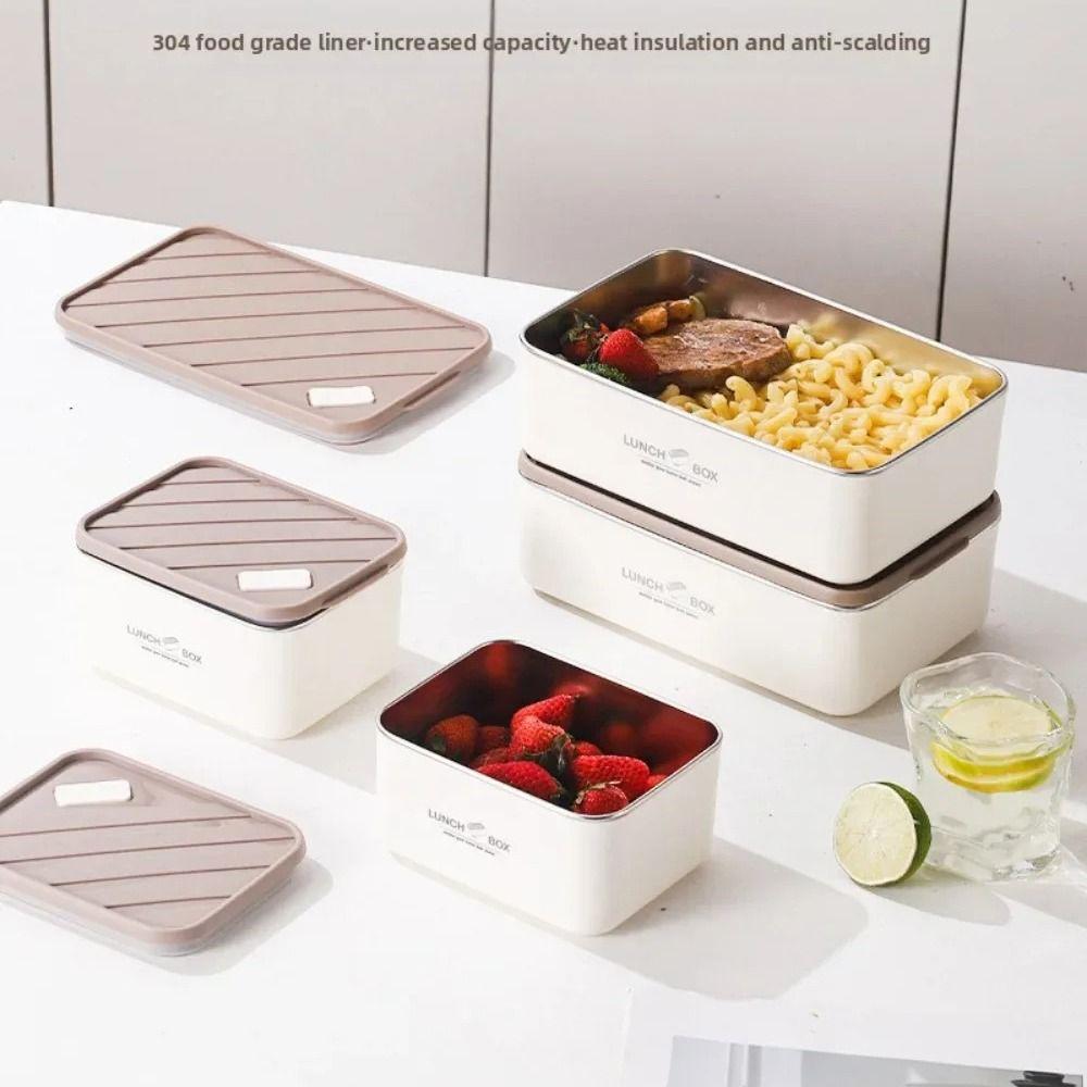 Detachable Insulated Lunch Box Microwaveable Kitchen Storage Box Food Storage Container  Worker