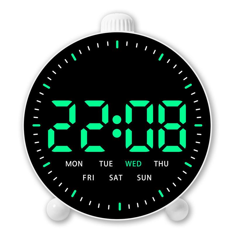 Electronic Bedside Clock With Calendar Timer And Led Display For Home Use