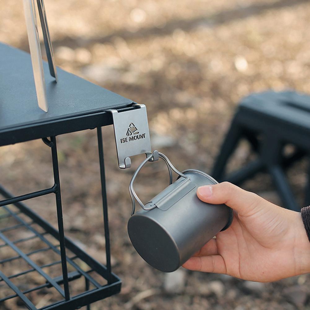Gas Canister Tank Holder, Buckle, Stainless Steel Camping Table Bracket Hook, Accessories For Backpacking Travel