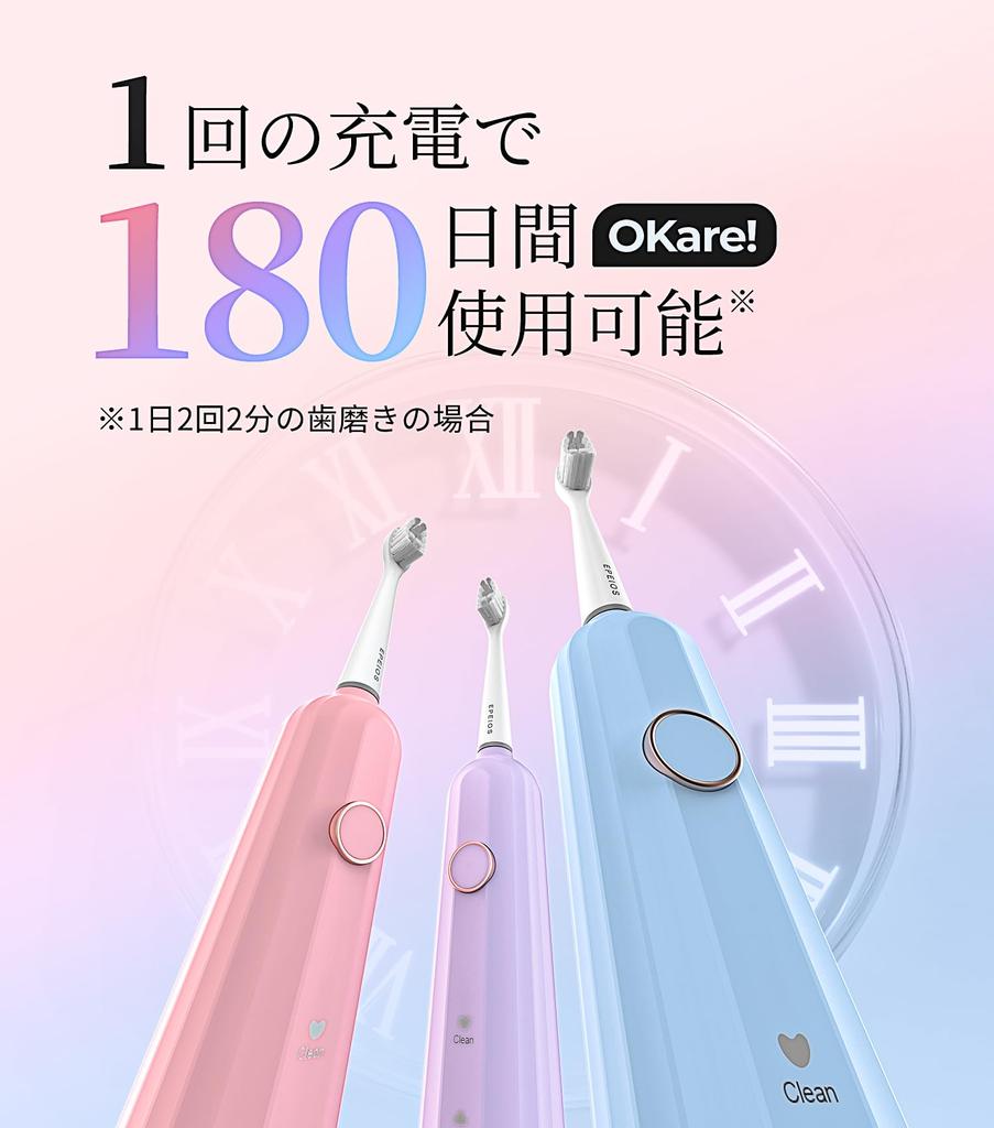 Epeios Electric Toothbrush of the Appliance Best Buy Award for 2025 Consecutive Hall of Sonic Electric 2 Brush IPX7 Birthday Pink [Winner "Home
