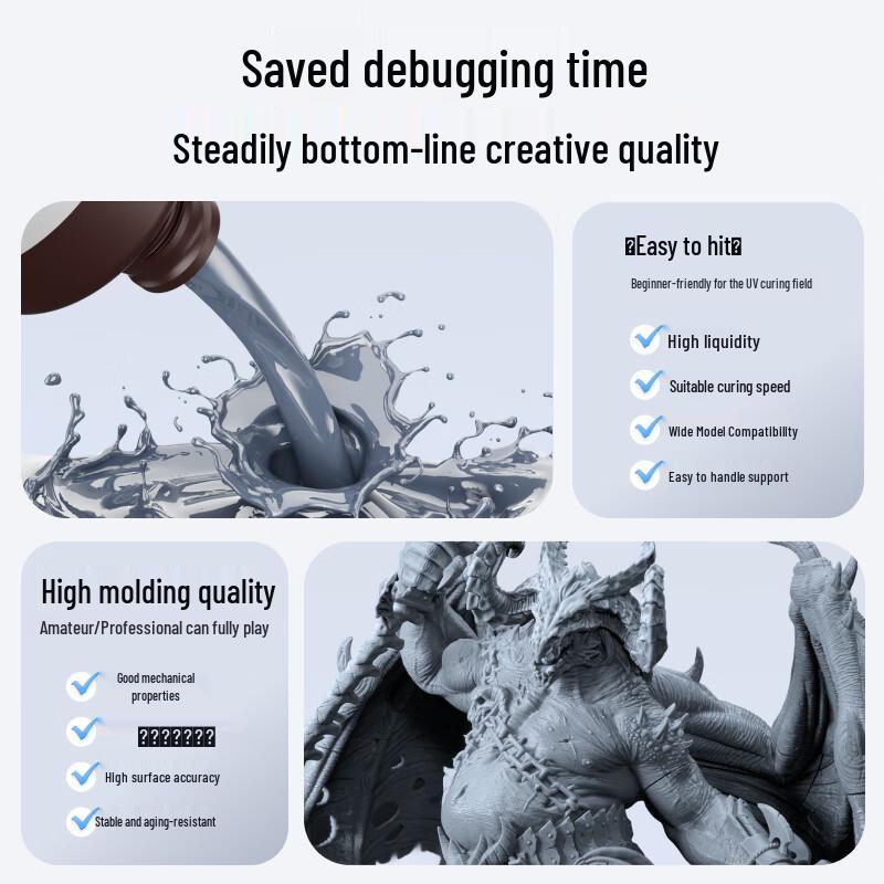 ELEGOO Жесткая УФ-смола для 3D-печати 405 нм