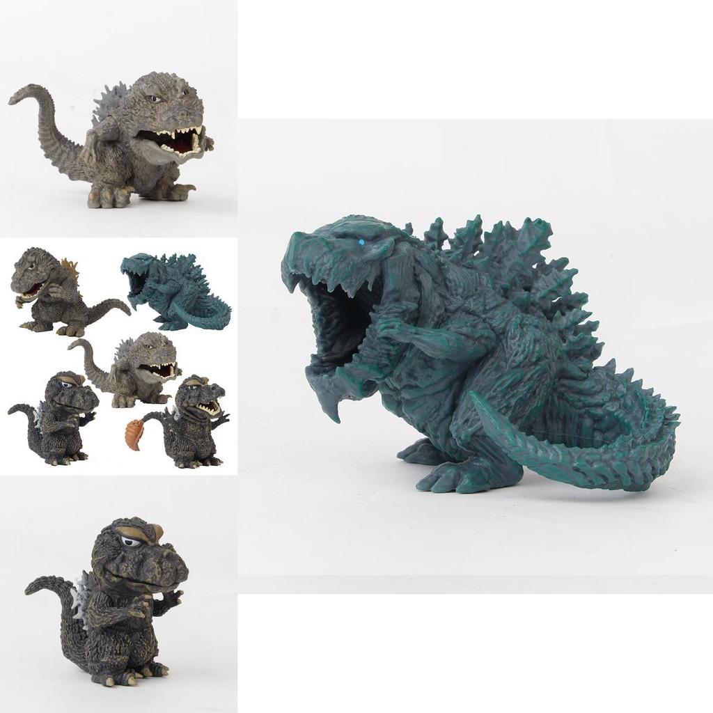 Новое поступление Набор кукол-монстров Годзиллы из 5 мини-фигурок для детей Рождественские подарки