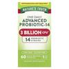 One Daily Advanced Probiotic-14, 3 Billion CFU, 60 Rapid Release Capsules