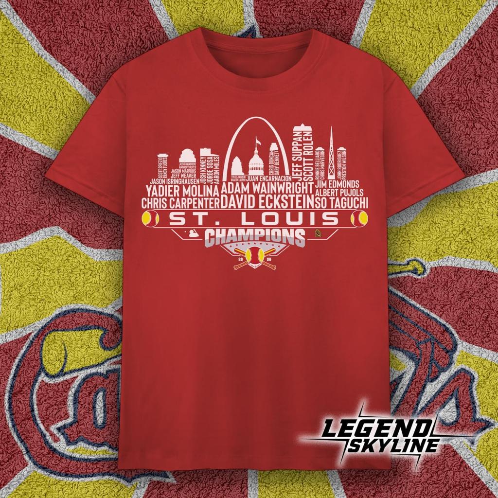 St. Louis Dream Team Baseball Champions 2006, St. Louis City Skyline Shirt and kids tshirt