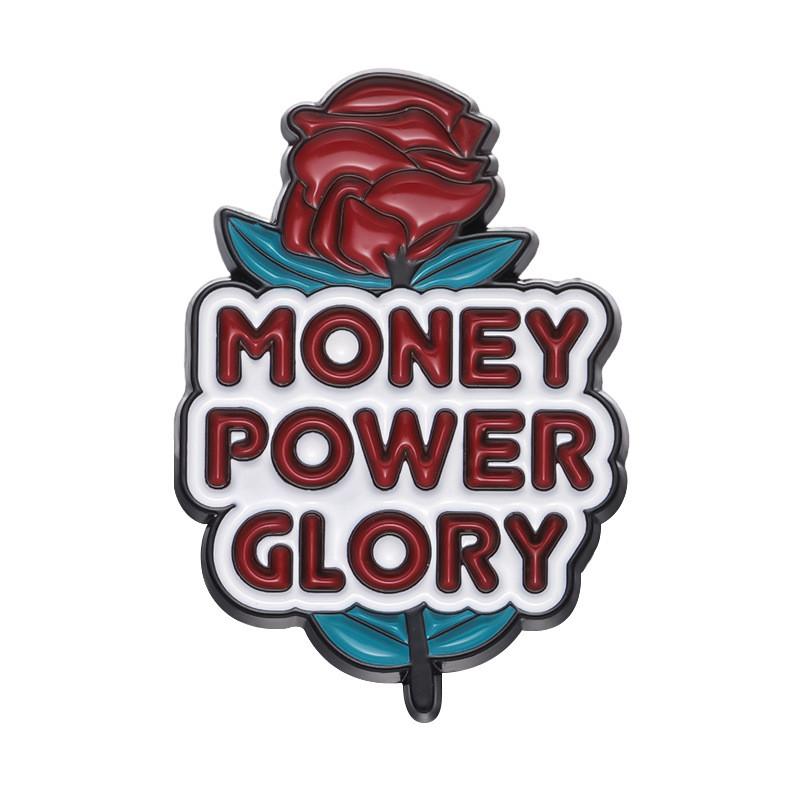 Уникальная стильная вдохновляющая брошь с буквой и геометрическим дизайном розы для модниц