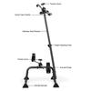 Elderly Exercise Bike Pedal Exerciser Bike Hand Arm Leg Knee Peddler Adjustable Fitness Equipment for Seniors Elderly Home Pedal Exercise Bike