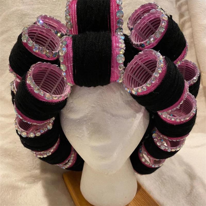 Новая связанная вручную клоунская шляпа с цветными блоками, модная и персонализированная взрослая шапка-пуловер