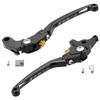 Комплект тормозных и сцепных рычагов ZETA F5616 ZS63-0621 Yamaha Tenere 700 MT-07 MT-09 XSR700 XSR900 Складные CNC Черные JDM